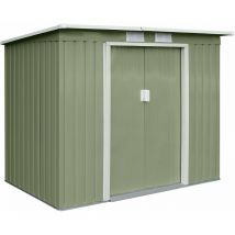 Hattoro - P100 Abri de jardin en métal Abri de jardin vert