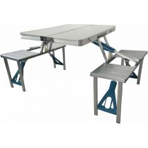 SVITA Camping Set Sitzgruppe Picknick Sitzgarnitur Campingtisch Campingmöbel Alu