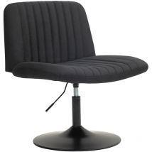 Svita - emily Loungesessel Relaxsessel höhenverstellbar 360° drehbar Schwarz