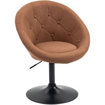Svita - havanna Sessel Lounge Clubsessel Barhocker Drehsessel Retro Braun