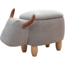 Svita - Tabouret pour animaux Espace de rangement Tabouret pour enfants Chambre d'enfants Boîte de siège Taureau