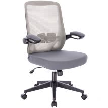 Tom Bürostuhl Schreibtischstuhl Ergonomisch Verstellbar Rollen Grau - Svita