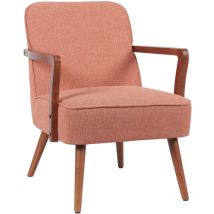 Svita - tuva chaise longue chaise d'appoint vintage salon chambre terracotta