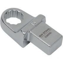 03855L Einsteck-Ringschlüssel 15 mm i Einsteckvierkant 14 x 18 mm i Einsteckringschlüssel sw 15mm - Sw-stahl