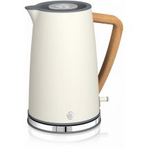 Swan - SK14610WHTNEU Bouilloire électrique 1,7L Ultra Rapide Sans Fil Design Moderne Nordic 2000W Blanc
