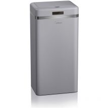 SWKA4500GRN Retro Poubelle à Ouverture Automatique avec Capteur, Métal, 45 Litres, Vintage Gris - Swan