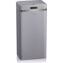 SWKA4500GRNEU Retro Poubelle à Ouverture Automatique avec Capteur, Métal, 45 Litres, Vintage Gris - Swan