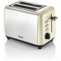 Swan - Townhouse 2 Slice Toaster Cream