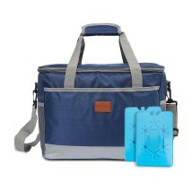 25L Sac isotherme Sac pique-nique Sac déjeuner Sac isotherme Sac isotherme pliable Panier isotherme pour transport alimentaire,Marine