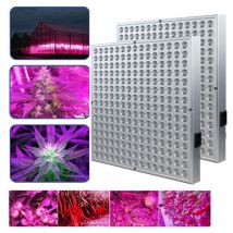 Swanew 2x 45W led Pflanzenlampe, Led Grow Lampe Full Spectrum Wachsen Licht Wachstumslampe Pflanzenlicht für Zimmerpflanzen Gemüse Blumen