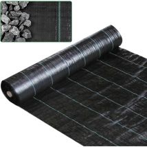 Swanew - Unkrautvlies Gartenvlies Schutzvlies Unkrautfolie Bodengewebe Beetvlies Unkrautfolie Mulchvlies 10m²