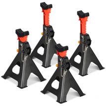 4x chandelles 3T pliantes réglables Crics pour voitures Béquilles Pour SUV/Van/Caravane - Swanew