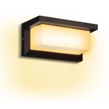 SWANEW Applique Murale LED 18W capteur LED IP65 éclairage extérieur avec détecteur de mouvement patios jardins blanc chaud
