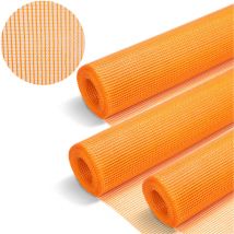 Swanew - Armature fibre de verre treillis, toile de renfort 150m², tissu de renfort en fibre de verre, 4x4 mm Orange