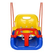 SWANEW Balançoire pour enfants balançoire 3 en 1 cadre de balançoire balançoire pour bébé réglable enfants