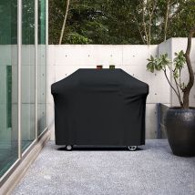 Barbecue bbq Couverture de Gril Anti-UV Anti-l'eau Anti-l'Humidité 145x61x117cm Noire