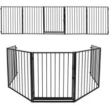 Barrière de sécurité 5x Grille de protection pliante enfant et animaux multi-fonction Grille de Protection - Swanew