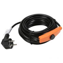 Câble chauffant Câble antigel Traçage de tuyaux autorégulant avec thermostat 4m 64W