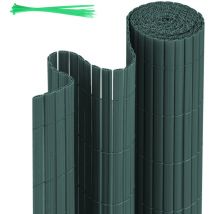 Canisse in pvc Canisse in pvc per il giardino, il balcone e la terrazza. Recinzione frangivento per balconi Verde 100 x 500cm - Swanew