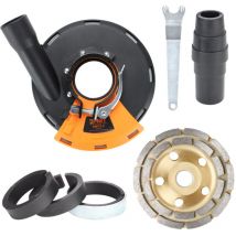 Capot d aspiration pour meuleuse d angle Hotte d'aspiration pour un ponçage sans poussière 125mm/5inch - Swanew