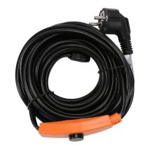 Cavo di riscaldamento Cavo riscaldante antigelo autoregolante con termostato 12m 192W