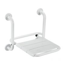 Swanew - Duschsitz Klappbar Duschhocker & -sitze Wandmontage 304 Edelstahl abs 35x32.5cm Duschhocker Badhocker Wandduschsitz