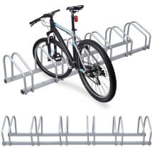 Swanew - Fahrradständer Radständer Aufstellständer Mehrfachständer Fahrrad Ständer Boden- und Wandmontage Stahl bis 6 Fahrräder