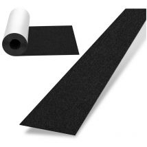 Swanew - Fieltro autoadhesivo 50x150cm, Almohadilla de fieltro autoadhesivo para muebles, Patines antideslizantes de fieltro negro para sillas