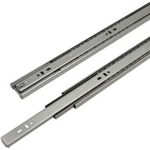 Glissières de tiroirs Coulisses pour charges lourdes softclose Coulisses à sortie totale 45mm 400mm 6X - Swanew