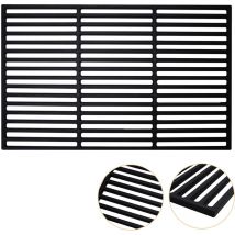Grille de cuisson en fonte Carrée 54x34cm émaillée Grille de barbecue Barbecue à gaz - Swanew