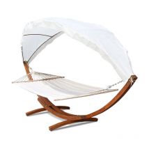 TolleTour Hamac Hamacs résistants aux intempéries. hamac d'extérieur avec cadre. cadre de hamac xxl. 2 personnes. chaise longue de jardin