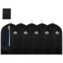 Housses de Vêtements, Housses de Protection, housse à vêtements,pour Chemise Costumes/Manteaux, Anti Poussière Etanche Mite Humidité -10 pcs 100X60CM