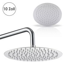 Swanew - Kopfbrause Rainshower Rostfrei 25cm poliert Regendusche Duschkopf