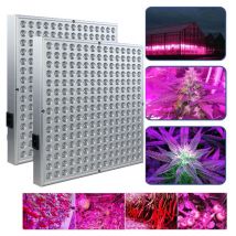 Led Wachstumslampe 2x 15W Pflanzenlampe Pflanzenleuchte Grow Pflanzenlicht Vollspektrum - Swanew