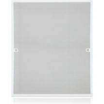 Swanew - Mosquitera de aluminio para ventanas mosquitera de gasa protección uv mosquitera marco impermeable 120x140CM Blanco