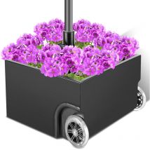 Pied de Parasol - Support de Parasol en Fer- Support de Parasol pour Jardin - Swanew