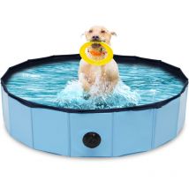 Piscine pour chiens 120x30CM pvc Piscine pliable pour enfants Adhésif Piscine Pataugeoire - Swanew