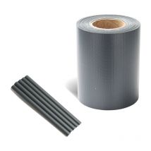 Resistente a la intemperie jardín de privacidad de pantalla de jardín valla de 2pcs pvc antracita 35mx19cm - Swanew
