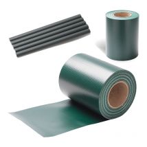 Schermo per la privacy del giardino resistente alle intemperie Recinto del giardino pvc verde 50mx19cm - Swanew