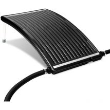 Solarheizung Gartendusche Pool Sonnenkollektor für Schwimmbad Schwarz 1 Stück - Swanew