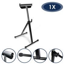 Support à rouleaux Tréteau roulant Tréteau pliant Tréteau de travail jusqu'à 60 kg - Swanew