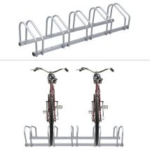 Swanew - Ratelier velo 5 velos 130x32x26cm Systeme rangement pour velo