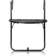 Table de balcon table suspendue 60x40cm table pliante semi-circulaire pliable table suspendue de balcon - Swanew