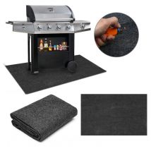 Swanew - Tapis de barbecue Tapis de protection tapis de gril tapis ignifuge sous-couche étanche résistant à l'huile 75x120CM