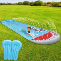 Toboggan aquatique toboggan pvc toboggan intégré 5.5x1.45m
