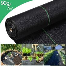 Swanew - Toiles de paillage 90g/m2, Toile anti mauvaises herbes Anti uv, Jardin - 3m x 10m