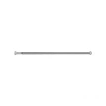 Tringle à rideau de douche Barre télescopique en acier inoxydable Barre de serrage Barre de rideau de douche Sans perçage 110-200cm - Swanew