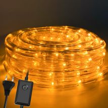 Tube lumineux led Extérieur/Intérieur Éclairage Tube lumineux Guirlande lumineuse 10M Jaune - Swanew