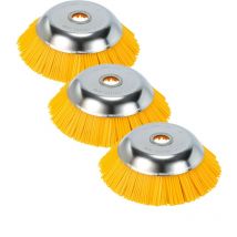 Vingo - swanew Unkrautbürste 3er Nylon 25,4x200mm Freischneideraufsatz 8 Zoll Nylonbürste Für Stihl Motorsense Freischneider