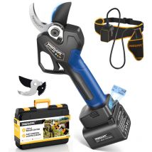 Swansoft - Secateur Electrique Professionnel, 45mm 25V 1150W 4Ahx2 Sécateur Électrique sans Fil avec Batterie pour jardin, vergers et vignobles,